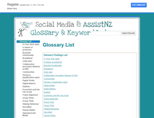 Tablet Screenshot of glossary.assistnz.com